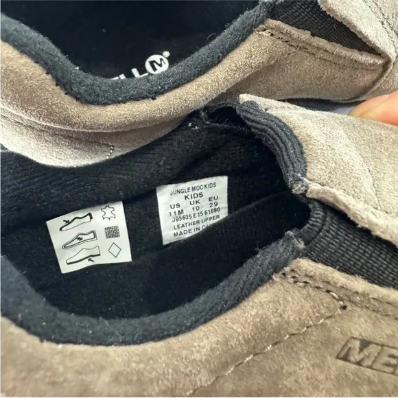 Merrell Kids tan hike shoes Slip-On Shoes NEW