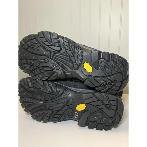 Merrell Men's Moab 2 Decon Polar Waterproof Boots Black Mens Size 7.5 Hiking New
