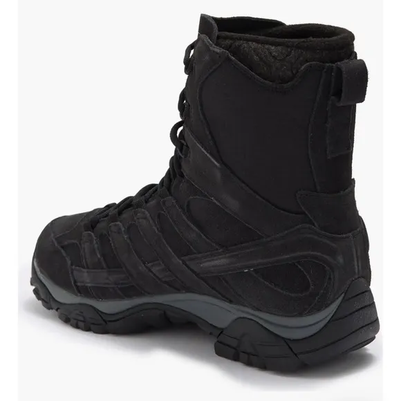 Merrell Men's Moab 2 Decon Polar Waterproof Boots Black Mens Size 7.5 Hiking New