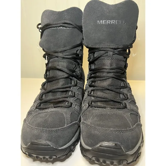 Merrell Men's Moab 2 Decon Polar Waterproof Boots Black Mens Size 7.5 Hiking New