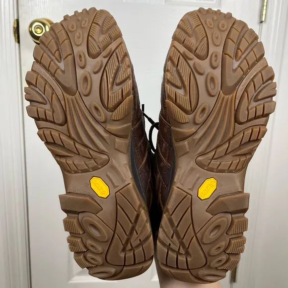 Merrell Men’s Moab 2 Decon Slam Luna Brown Leather Hiking Ankle Boots