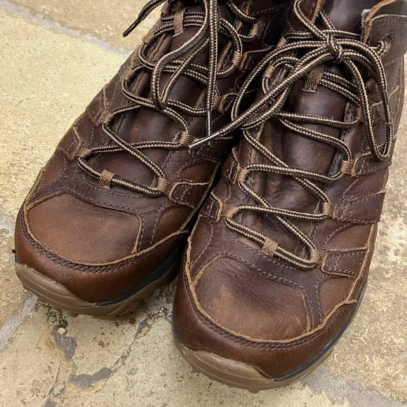 Merrell Men’s Moab 2 Decon Slam Luna Brown Leather Hiking Ankle Boots