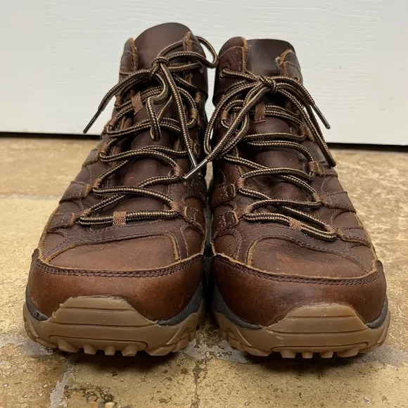 Merrell Men’s Moab 2 Decon Slam Luna Brown Leather Hiking Ankle Boots
