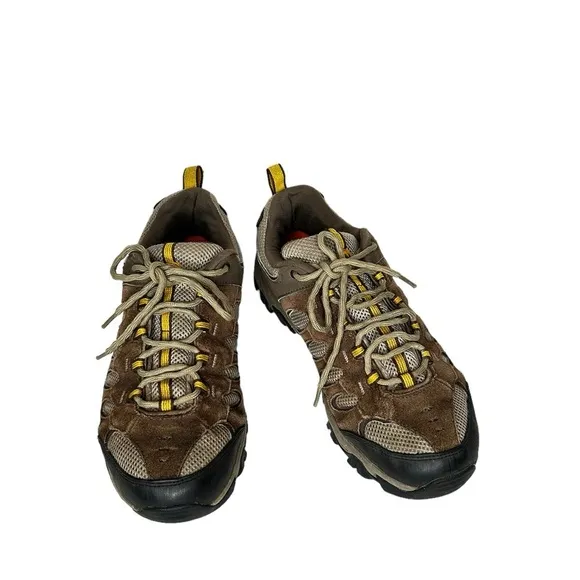 Merrell Men’s Ridgepass Trail/Hiking/Walking Shoes in Boulder/Old Gold Sz 10
