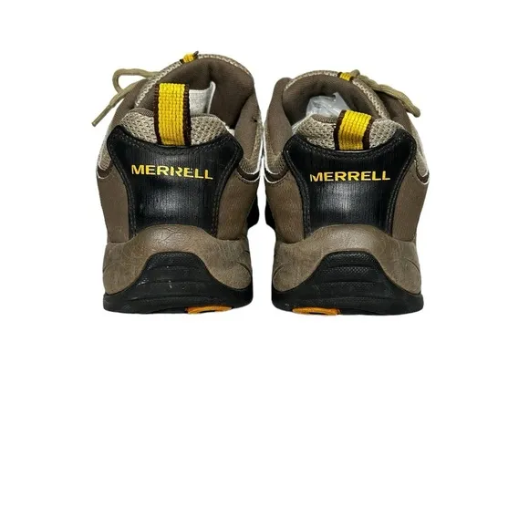 Merrell Men’s Ridgepass Trail/Hiking/Walking Shoes in Boulder/Old Gold Sz 10