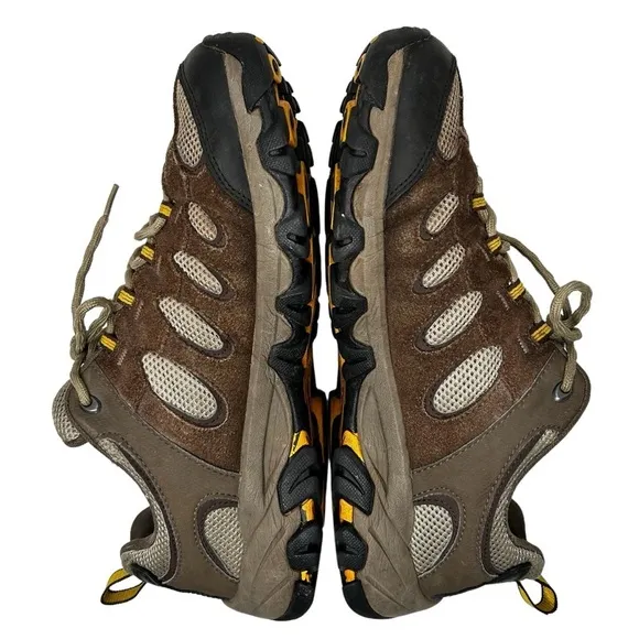 Merrell Men’s Ridgepass Trail/Hiking/Walking Shoes in Boulder/Old Gold Sz 10