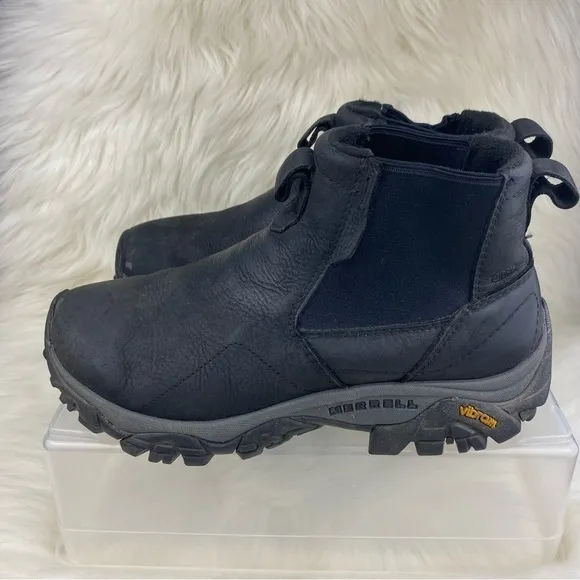 MERRELL MOAB ADVENTURE CHELSEA POLAR WATERPROOF ANKLE BOOTS SIZE 7.5