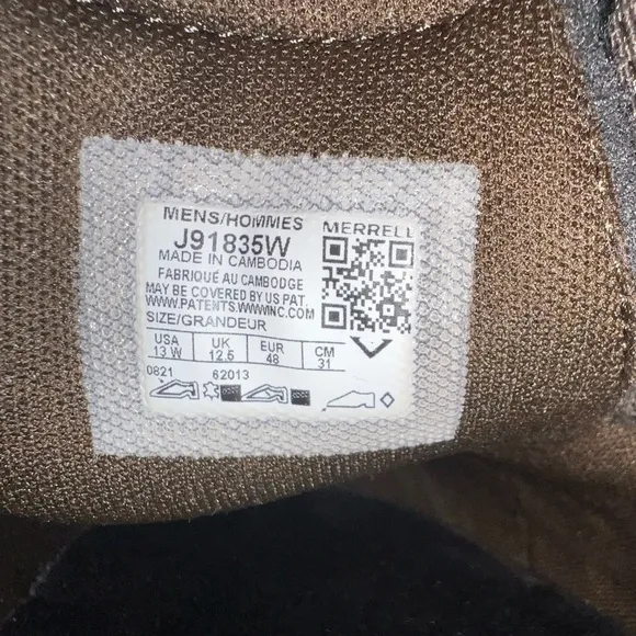 Merrell Moab Adventure Moc Shoes - Brown Nubuck, Men's size 13W, virtually new!