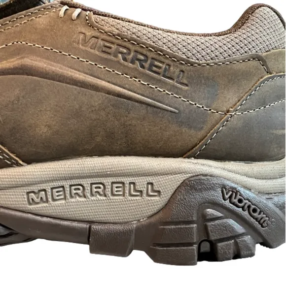 Merrell Moab Adventure Moc Shoes - Brown Nubuck, Men's size 13W, virtually new!
