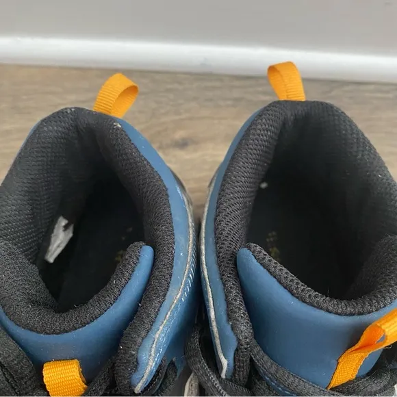 Merrell Moab FST Boys Blue And Gray Mid A/C Waterproof Hiking Boots, Boys Size 5