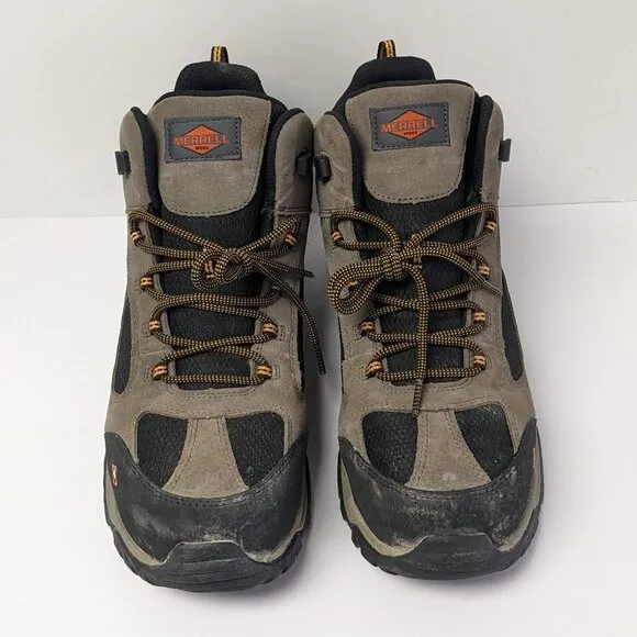 Merrell Moab Onset Composite Toe Work Boots, Walnut, Men's 12 M