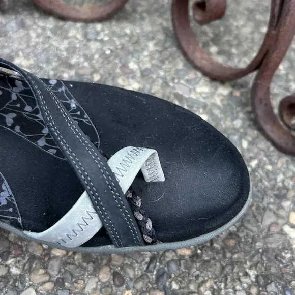 Merrell Sienna Leather Sandals Comfort, Hook &amp; Loop Beach Pool Water Shoes Sz 10