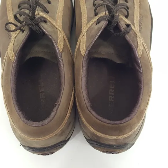 Merrell Walking Hiking Shoes Leather Brown Size 9