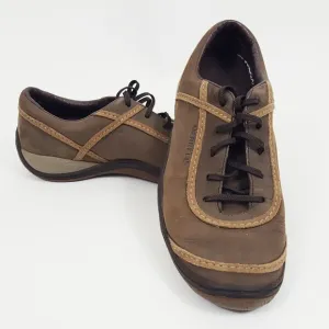 Merrell Walking Hiking Shoes Leather Brown Size 9