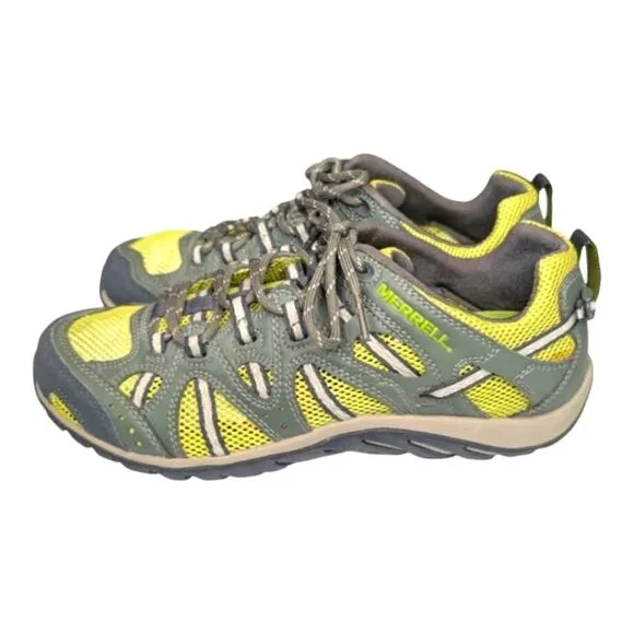 Merrell Waterpro Manistee Dusty Olive/Green Oasis Women's Hiking Shoes Size 9