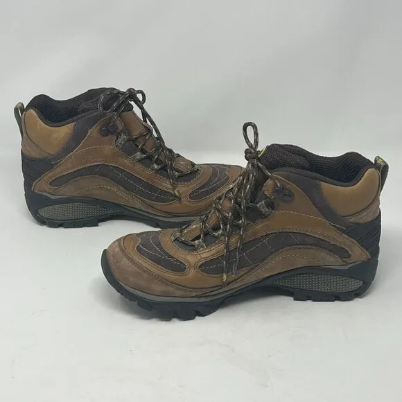 Merrell women's Continuum hiking boots 9 brown GUC