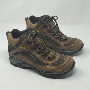 Merrell women's Continuum hiking boots 9 brown GUC