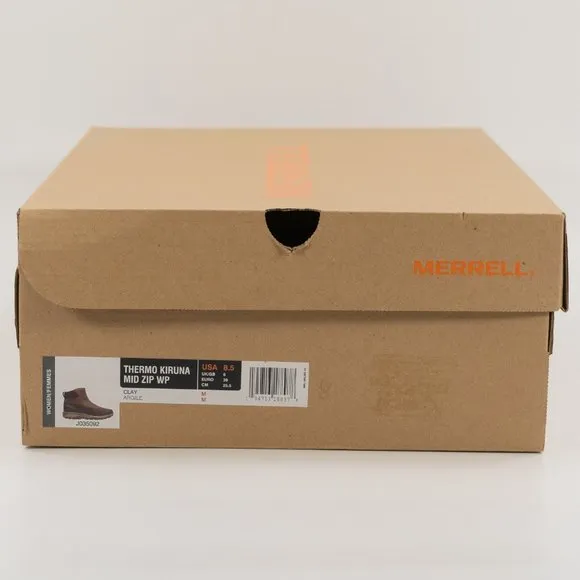 Merrell Women's Thermo Kiruna Mid Zip Waterproof Boots J035092 size 6 - 11