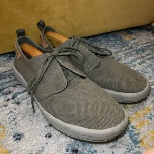 Merrell Gridway Green Canvas Sneaker Comfort Walking Shoes 9.5