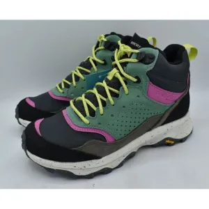 Merrell Womens Size 7 Speed Solo Mid Rock Multi Waterproof Hiking Boots Shoes