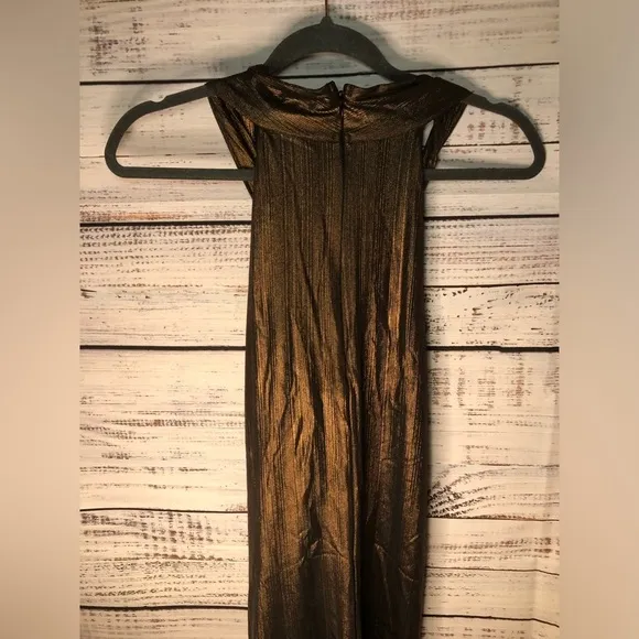 Metallic Bronze Dress