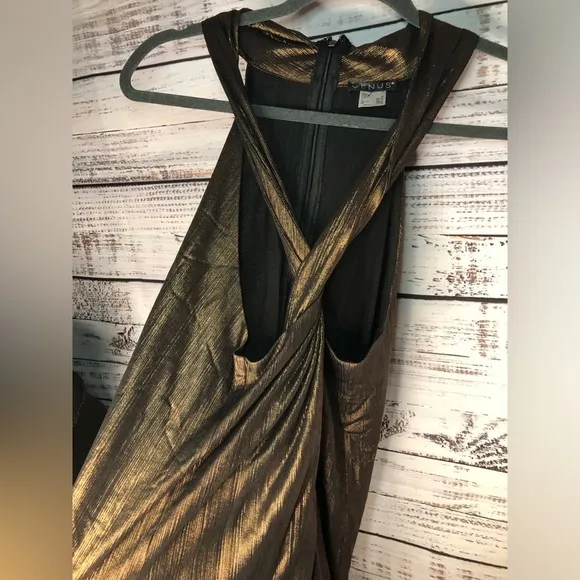 Metallic Bronze Dress