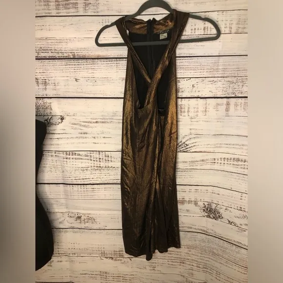 Metallic Bronze Dress