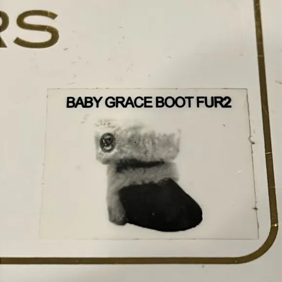 Michael Kors Baby Grace Fur boots crib booties shoes pink infant Girls Size 1