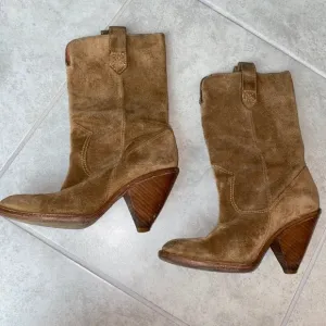 Michael Kors Brown Suede Leather Fashion Boots