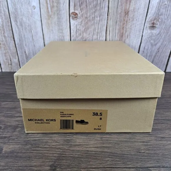 Michael Kors Val Suede Slip On Loafer Sneaker Women's Sz 8 Light Dusk (NIB)