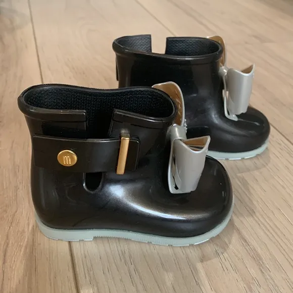 Mini Melissa Bow Rain Boots