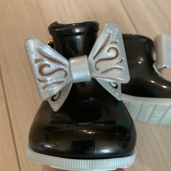 Mini Melissa Bow Rain Boots