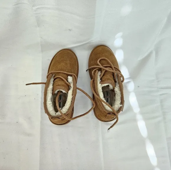 Minnetonka Kids Fur Shoes