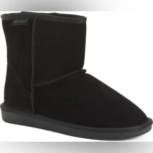 Minnetonka suede faux fur lined mini ankle boots size 7