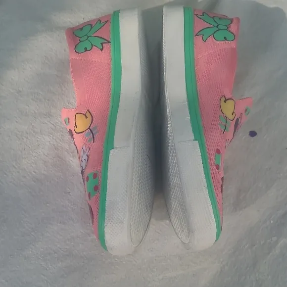 Minnie Mouse Pink Kids Slip-On Shoes