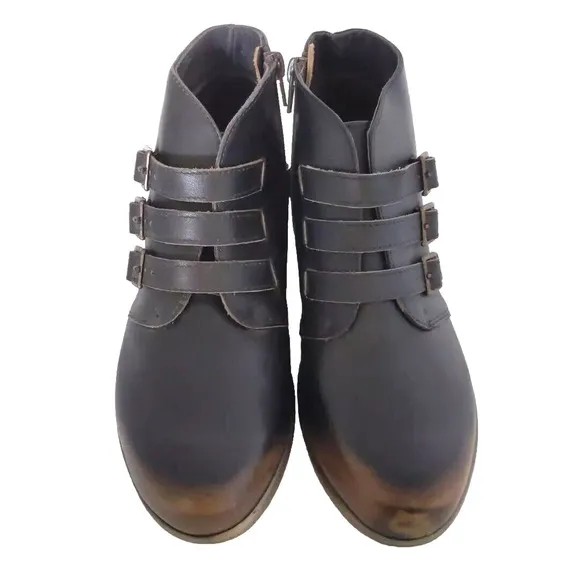 NAOT Calima Ankle Boots Booties Womens Size EU 36 US 5 Brown Aura NEW NWT NWOB