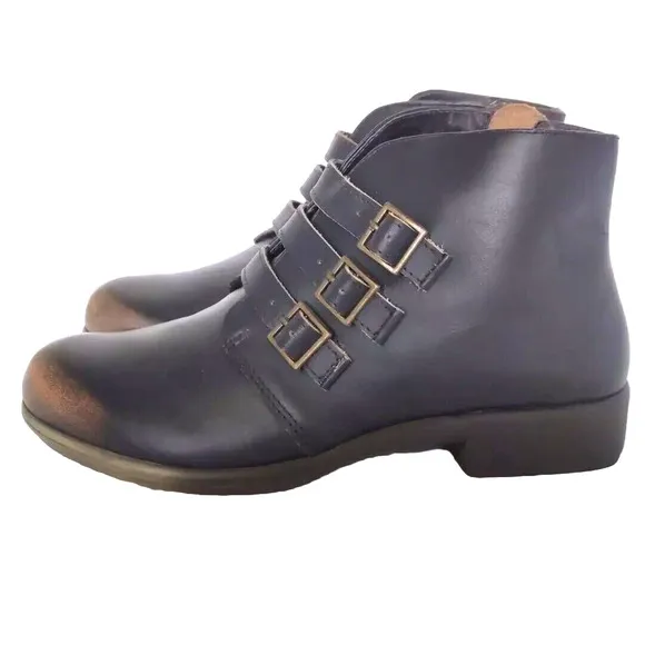 NAOT Calima Ankle Boots Booties Womens Size EU 36 US 5 Brown Aura NEW NWT NWOB