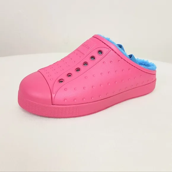 Native Shoes Jefferson Cozy Slip-on Shoes Toddler Girl Size 10 Radberry Pink