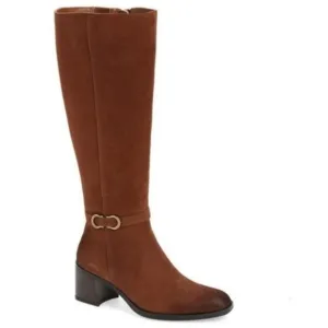 Naturalizer Light Brown Suede Sterling Saddle Knee High Boots 5 NWT