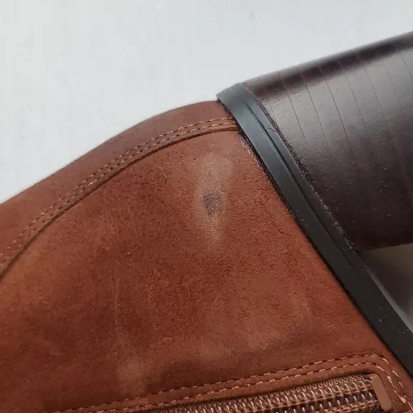Naturalizer Light Brown Suede Sterling Saddle Knee High Boots 5 NWT