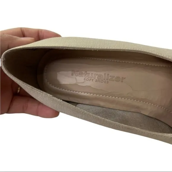 Naturalizer Womens Casual Slip On Pump Heels Booties Brown Suede size 9