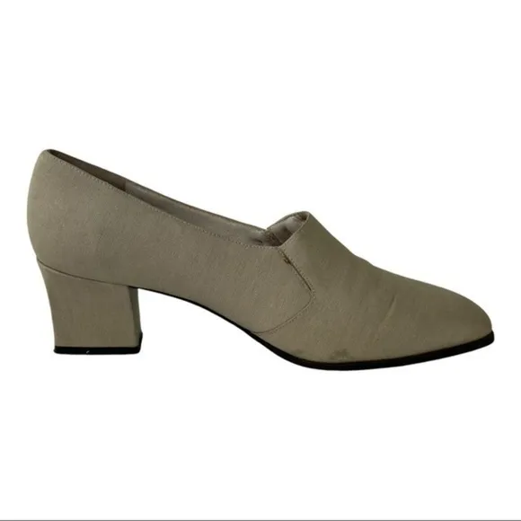 Naturalizer Womens Casual Slip On Pump Heels Booties Brown Suede size 9