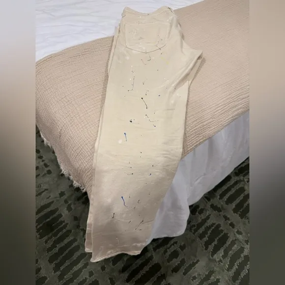 Never worn- PRPS Discolored Khaki High-End Jeans - immaculate condition