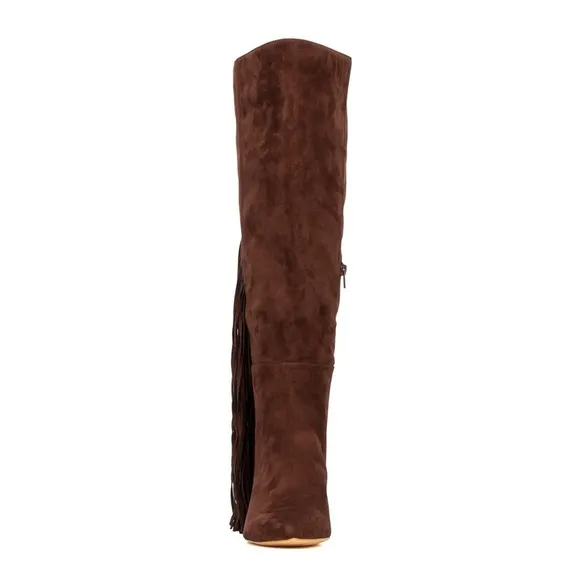 NEW! 7-8.5 Fashion to Figure Lenita Extra Wide Calf Knee-High Boots
