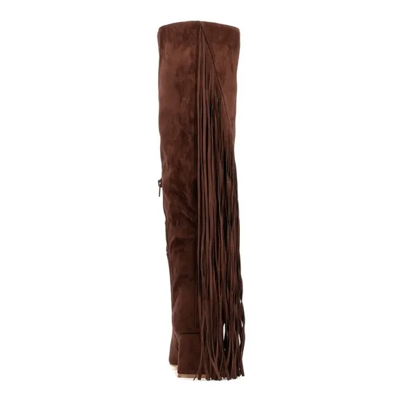 NEW! 7-8.5 Fashion to Figure Lenita Extra Wide Calf Knee-High Boots