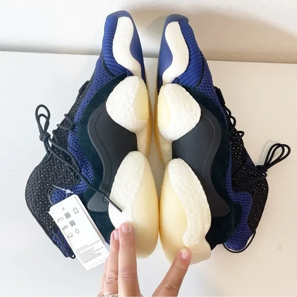 NEW Adidas Shoes Size 12 Crazy BYW LVL 1 747 2018 White Purple Basketball Sneake