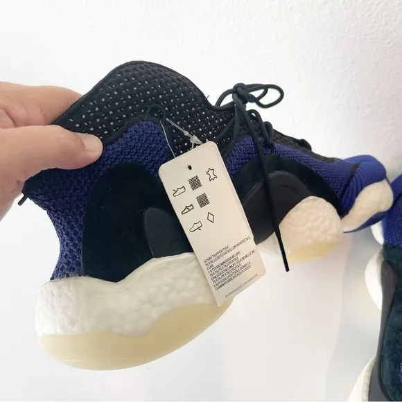 NEW Adidas Shoes Size 12 Crazy BYW LVL 1 747 2018 White Purple Basketball Sneake