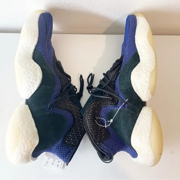 NEW Adidas Shoes Size 12 Crazy BYW LVL 1 747 2018 White Purple Basketball Sneake