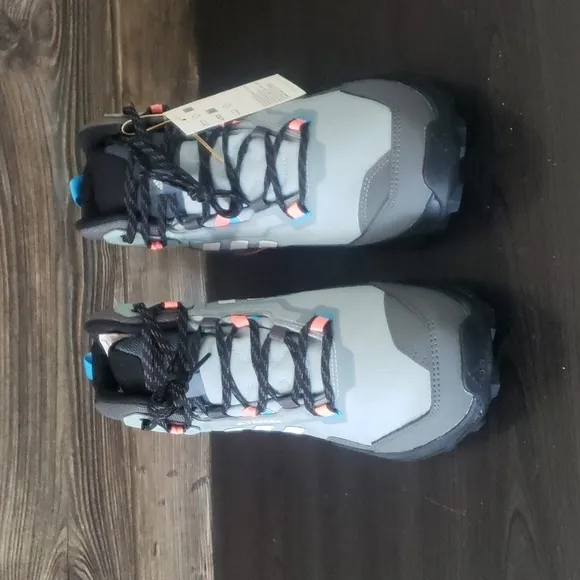 New Adidas Terrex AX4 Mid Gortex Gray Ankle Hiking Boots