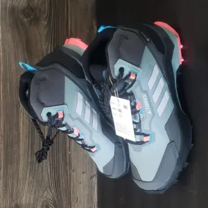 New Adidas Terrex AX4 Mid Gortex Gray Ankle Hiking Boots